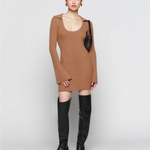Reformation Farfalle Cashmere Sweater Dress